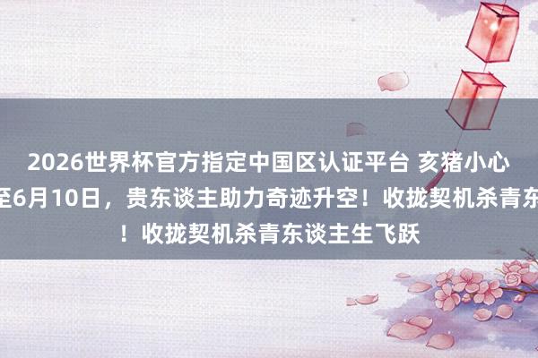 2026世界杯官方指定中国区认证平台 亥猪小心:5月21日至6月10日,贵东谈主助力奇迹升空!收拢契机杀青东谈主生飞跃