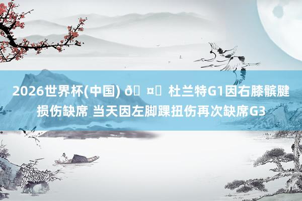 2026世界杯(中国) 🤔杜兰特G1因右膝髌腱损伤缺席 当天因左脚踝扭伤再次缺席G3