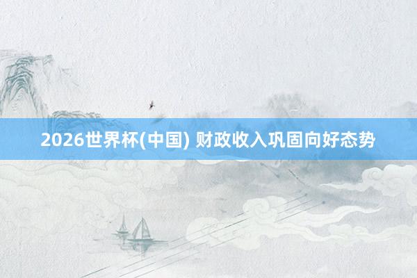 2026世界杯(中国) 财政收入巩固向好态势