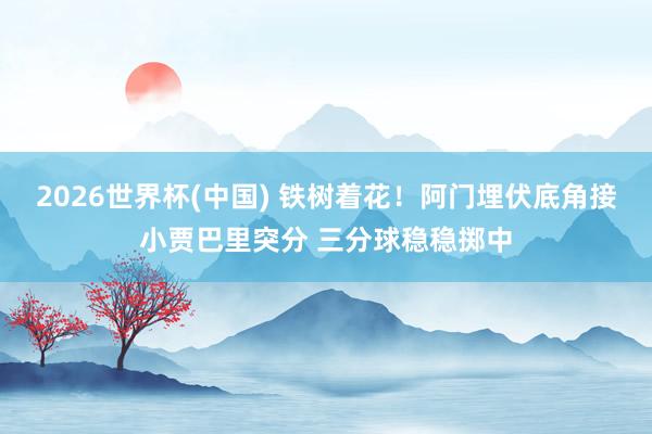 2026世界杯(中国) 铁树着花！阿门埋伏底角接小贾巴里突分 三分球稳稳掷中